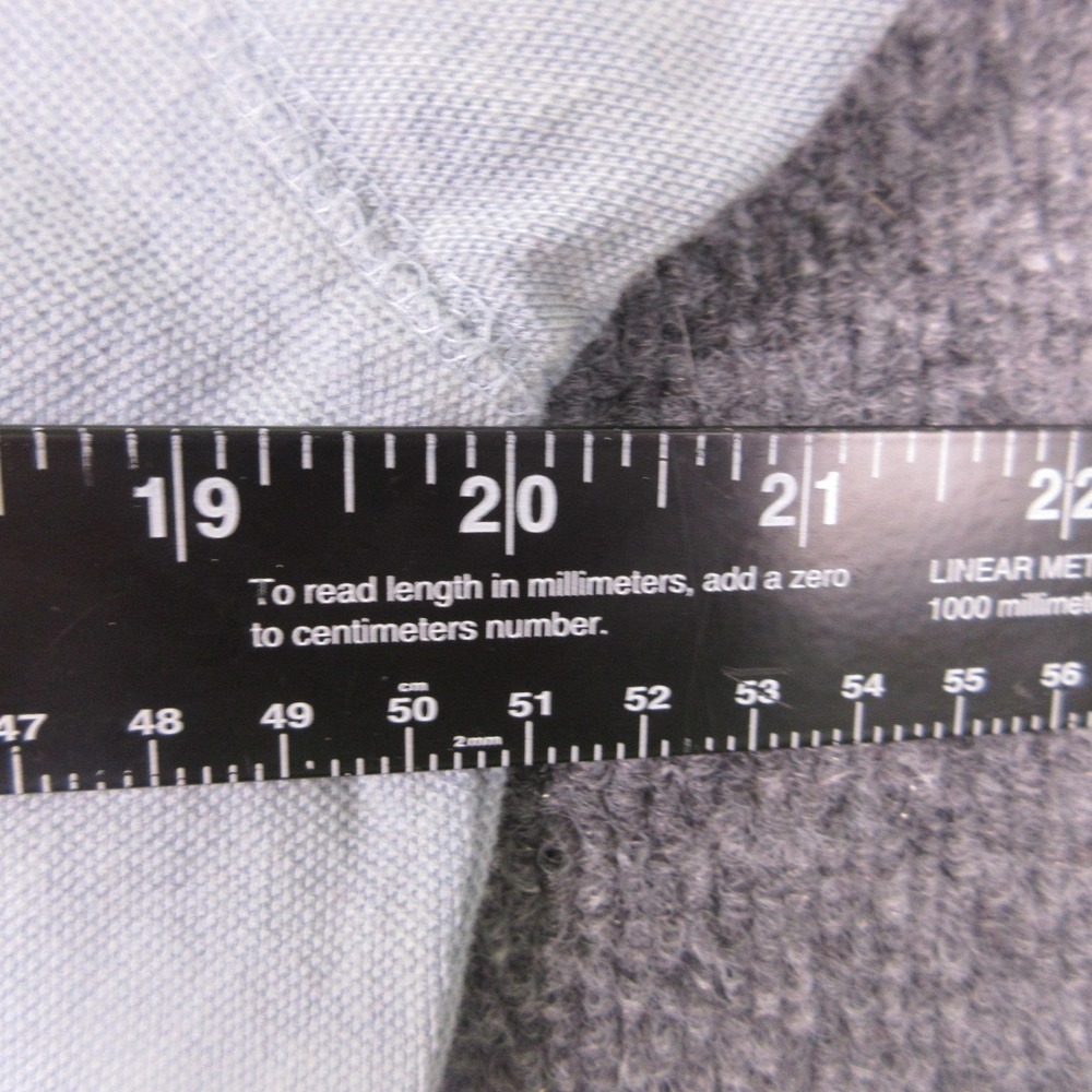 Y2K Caffeine Polo Shirt Mens Small Gray Guitar Graphic Print Rock New York City - Picture 6 of 7
